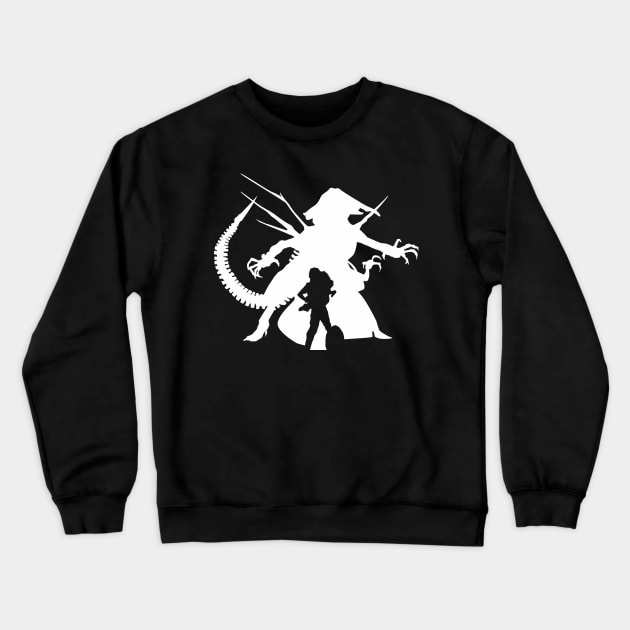 Alien Queen Crewneck Sweatshirt by MindsparkCreative